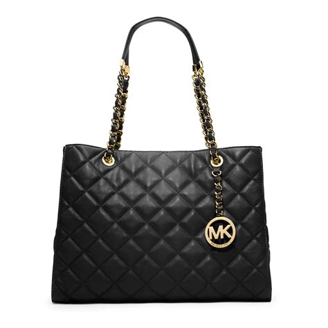 michael kors susannah large quilted shoulder tote|Michael michael kors susannah large tote + FREE SHIPPING.